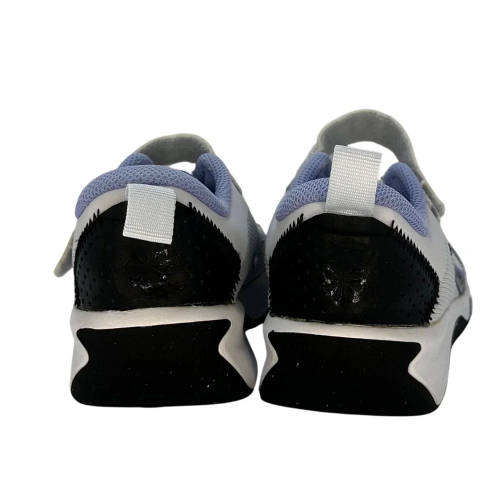 Nike Kids‎ Omni Multi-Court White Blue Black Velcro Strap 009 Size 1Y